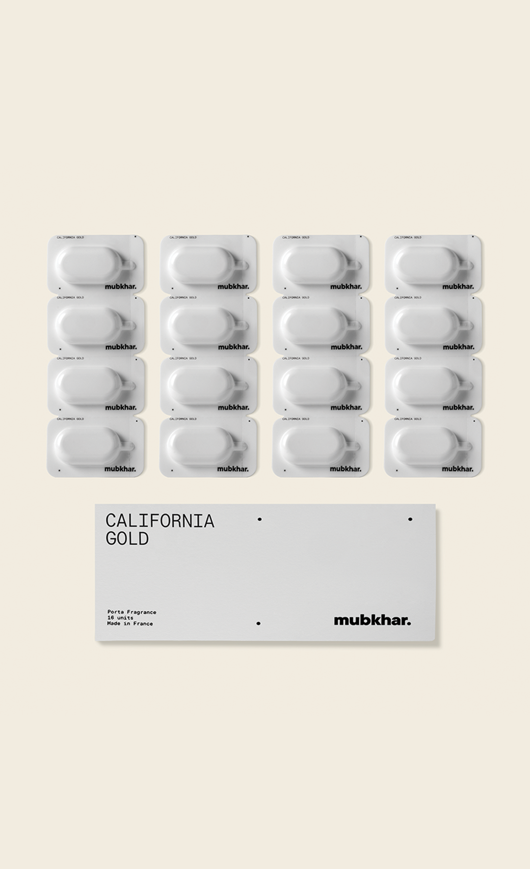 عطر كبسولات محمولة  كاليفورنيا جولد