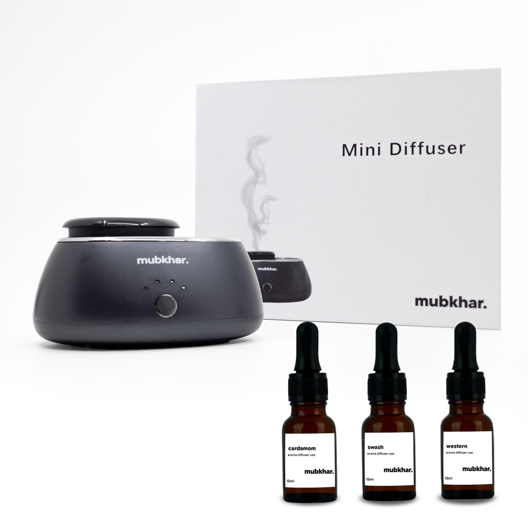 Mubkhar Electric Diffuser + 3 Essential Oils